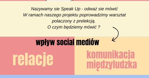 Speak up - odważ się mówić - MOAK w Wasilkowie - 26.03.2026
