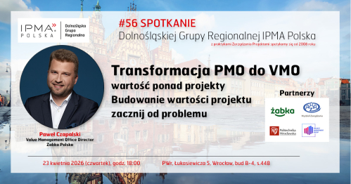 Transformacja PMO do VMO - wartość ponad projekty