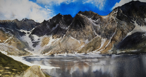 Arkadiusz Gruchlik - Przestrzeń jako siła sprawcza w akwarelowych górskich widokach - warsztaty FINEness