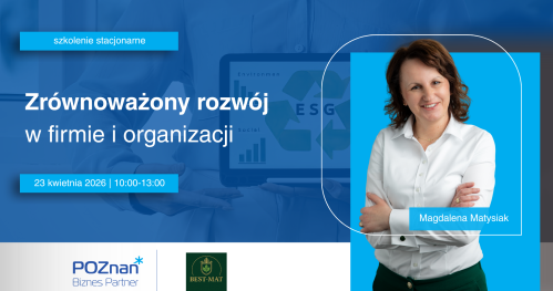 Zrównoważony rozwój  w firmie i organizacji