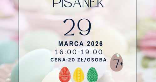 Warsztat z malowania pisanek - 29.03.2026 godz. 16:00-19:00 w Świetlicy MOAK w Sochoniach