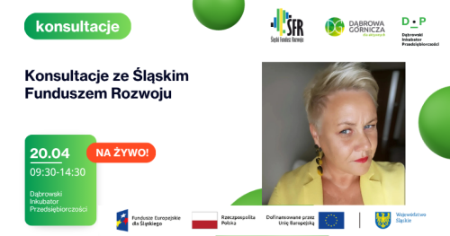 20.04 Bezpłatne konsultacje ze Śląskim Funduszem Rozwoju