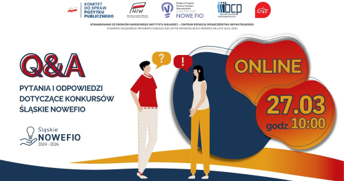 Q&A na temat konkursów grantowych w ramach Śląskie NOWEFIO 2024-2026