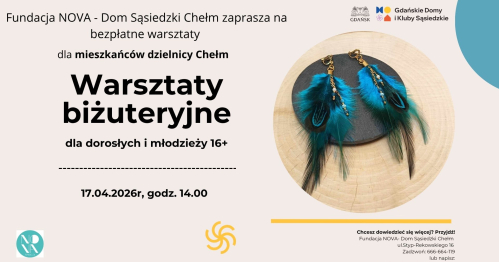 Warsztaty biżuteryjne dla dorosłych i młodzieży 16+