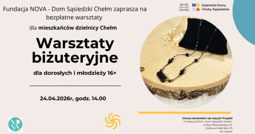 Warsztaty biżuteryjne dla dorosłych i młodzieży 16+