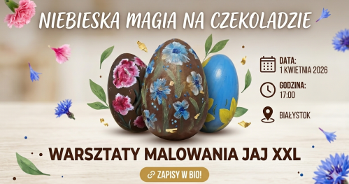 Warsztaty maloeania czekoladowych jaj