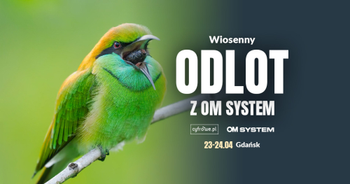 Odlot z OM System - Wildlife w Gdańsku