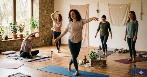 WARSZTAT TERAPII TAŃCEM I RUCHEM "Jestem tu - w ciele, w ruchu, w oddechu"