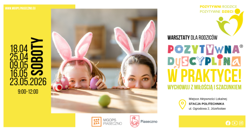 Warsztaty Pozytywnej Dyscypliny dla Rodziców