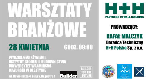 WARSZTATY BRANŻOWE Z FIRMĄ H+H POLSKA