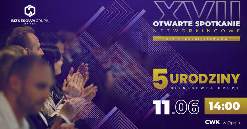 6 urodziny Biznesowej Grupy - XXI Otwarte Spotkanie Networkingowe dla Przedsiębiorców