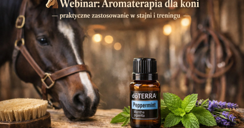 🐴 Webinar: Aromaterapia dla koni - praktyczne zastosowanie w stajni i treningu