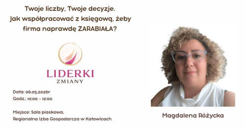 Liderki Zmiany / Twoje liczby, Twoje decyzje. Jak współpracować z księgową, żeby firma zarabiała.