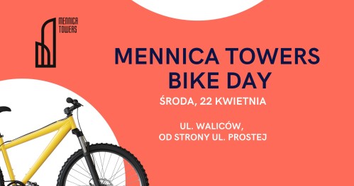 Serwis rowerowy w biurowcu Mennica Towers