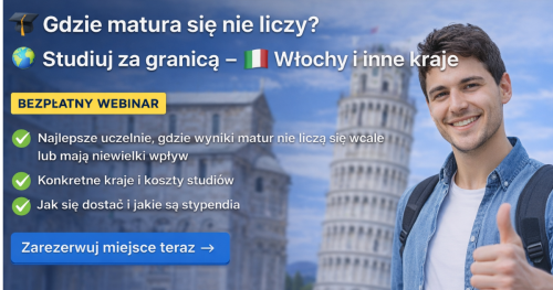 🎓 Gdzie matura się nie liczy? 🌍 Studiuj za granicą - 🇮🇹 Włochy i inne kraje