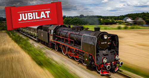 CYKL TEMATYCZNYCH POCIĄGÓW RETRO "JUBILAT" - JUBILEUSZOWY ROK KOLEI I PAROWOZOWNI WOLSZTYN