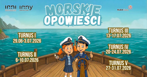 ZAPISY NA PÓŁKOLONIE LETNIE 2026 - "Morskie Opowieści"