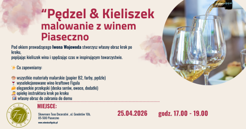 "Pędzel & Kieliszek - Malowanie przy Winie | Piaseczno"