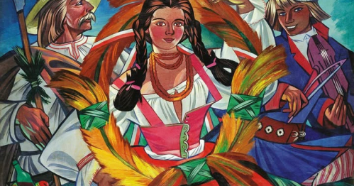 Zofia Stryjeńska w Tarnowie - oprowadzanie po wystawie