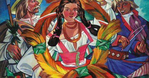 Zofia Stryjeńska w Tarnowie - oprowadzanie po wystawie