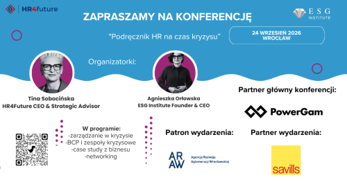 "Podręcznik HR na czas kryzysu" Wrocław 24.09.2026
