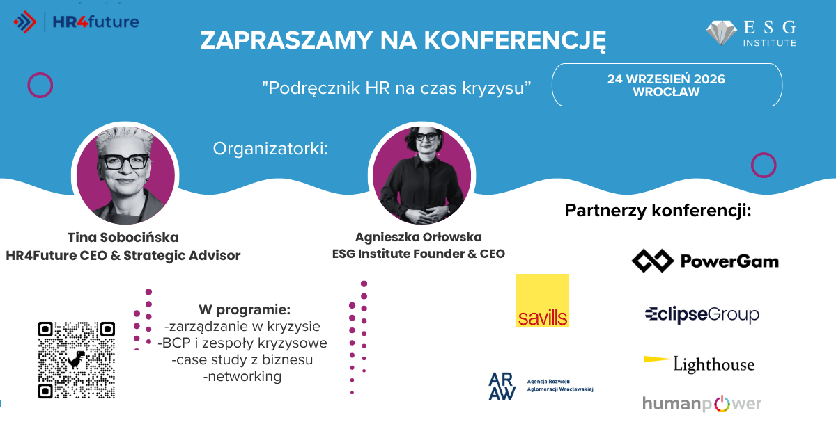 „Podręcznik HR na czas kryzysu” Wrocław 24.09.2026