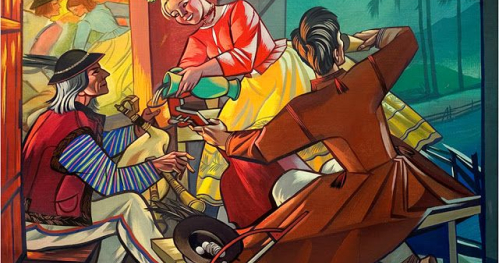 Zofia Stryjeńska w Tarnowie - oprowadzanie po wystawie