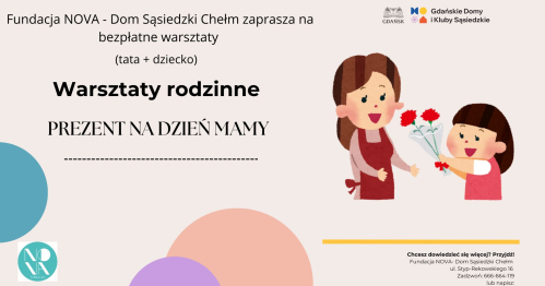 Warsztaty rodzinne (tata + dziecko)
