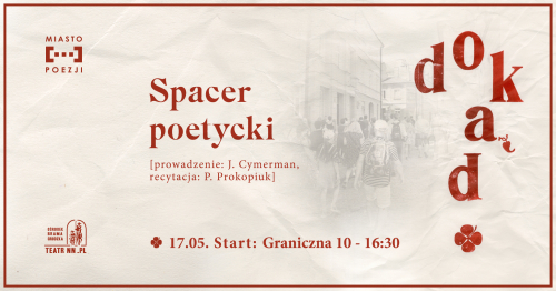 Miasto Poezji | Spacer Poetycki