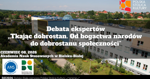 Debata pn. "Tkając dobrostan. Od bogactwa narodów do dobrostanu społeczności".