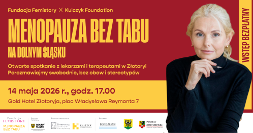 Menopauza bez tabu. Na Dolnym Śląsku - spotkanie w Złotoryi
