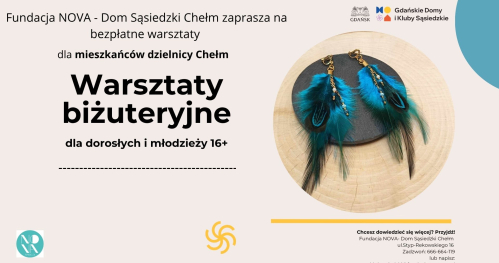 Warsztaty biżuteryjne dla dorosłych i młodzieży 16+