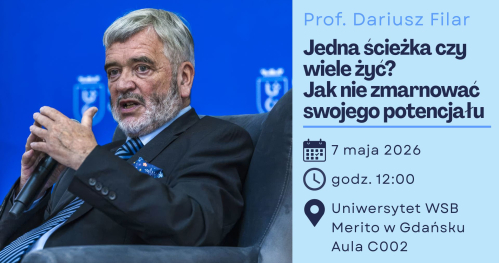 Wykład otwarty prof. Dariusza Filara