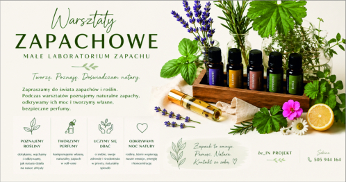 WARSZTATY PERFUMY BOTANICZNE DLA DZIECI