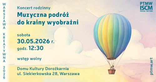 Koncert rodzinny "Muzyczna podróż do krainy wyobraźni"