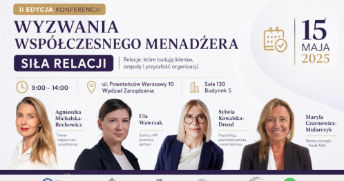 Wyzwania współczesnego menadżera - siła relacji. II edycja.