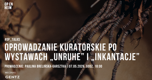 OP_TALKS | Oprowadzanie kuratorskie po wystawach "Unruhe/Niepokój" i "Inkantacje"