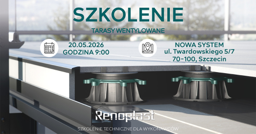 RENOPLAST i NOWA SYSTEM : Tarasy wentylowane - szkolenie