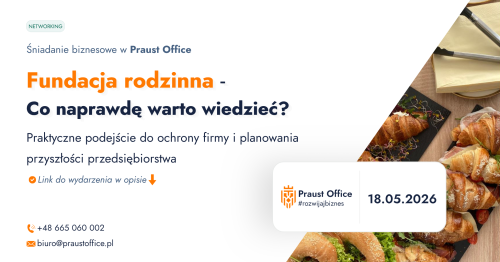CO WARTO WIEDZIEĆ O FUNDACJI RODZINNEJ? - Śniadanie Biznesowe