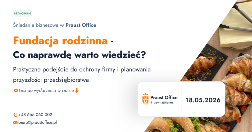CO WARTO WIEDZIEĆ O FUNDACJI RODZINNEJ? - Śniadanie Biznesowe