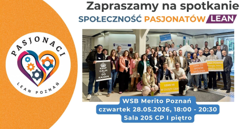 Pasjonaci Lean Poznań - Maj 2026