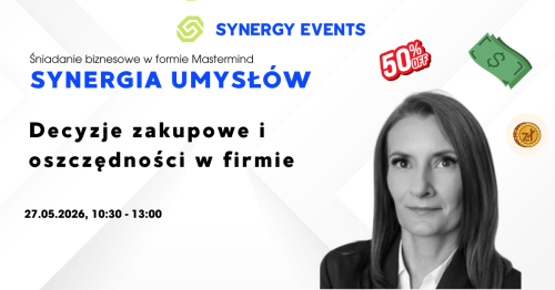 Śniadanie biznesowe w formie mastermind: Decyzje zakupowe i oszczędności w firmie