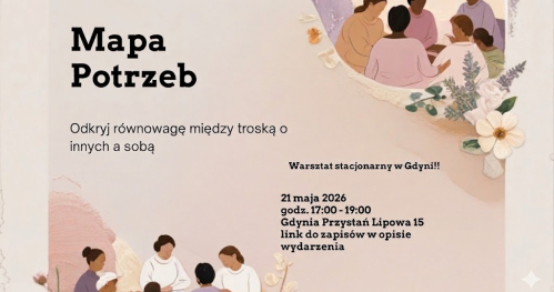 Mapa Potrzeb- odkryj równowagę między troską o innych a troską o siebie