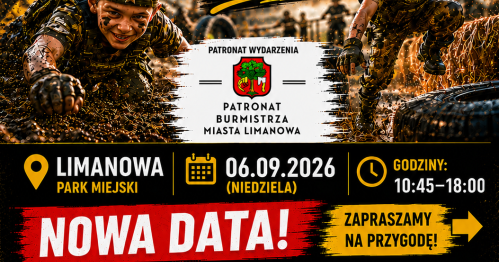 Mali Komandosi Bieg z przeszkodami dla dzieci 3-11 lat LIMANOWA