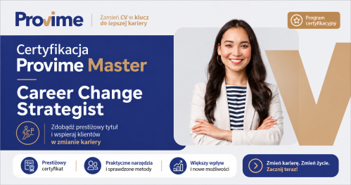 Certyfikacja Provime Master - Career Change Strategist
