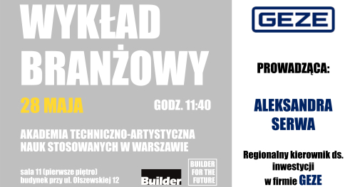 Wykład branżowy Geze