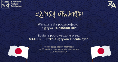 Warsztaty językowe dla początkujących - JAPOŃSKI