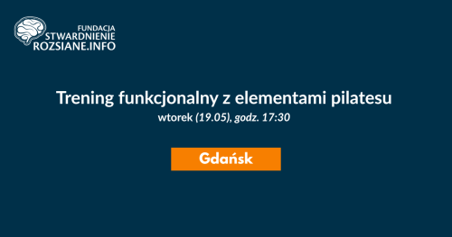 Trening funkcjonalny z elementami pilatesu - zajęcia w Gdańsku dla osób z chorobami neurologicznymi (19.05.2026, godz. 17:30)