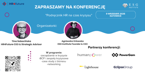 "Podręcznik HR na czas kryzysu" Katowice 9.09.2026