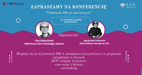 "Podręcznik HR na czas kryzysu" Katowice 19.11.2026